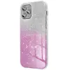  Apple iPhone 17 Pro, Szilikon tok, csillogó, Forcell Shining, vörösarany/ezüst