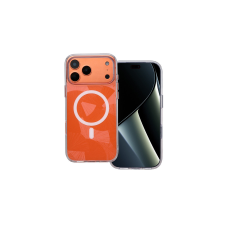 Apple iPhone 17 Pro, Szilikon tok, Flash MagSafe, narancs tok és táska