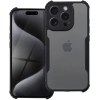  Apple iPhone 17 Pro, Szilikon tok, közepesen ütésálló, légpárnás sarok, akril hátlap, Anti-Drop Case