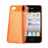 Apple iPhone 5/5S/SE/6C, Hátlap tok, narancs - Vennus
