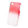 Apple iPhone 5/5S/SE/6C,Raindrop, Hátlap tok, piros