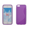 Apple iPhone 5/5S/SE/6C, Szilikon tok, S-Case, lila