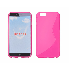 Apple iPhone 6/6S, Szilikon tok, S-Case, rózsaszín tok és táska