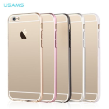 Apple iPhone 6/6S, Védőkeret (bumper), USAMS, fehér tok és táska