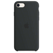 Apple iPhone SE3 Szilikon tok, Fekete tok és táska