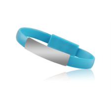  Apple Ligthning, USB kábel, (Karkötő), kék mobiltelefon kellék