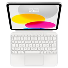 Apple MAGIC KEYBOARD Folio billentyűzettok 10. generációs iPadhoz német lokalizáció (fehér) (MQDP3D/A) tablet tok