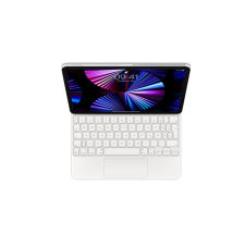 Apple Magic Keyboard Ipad Pro 11" Tok billentyűzettel DE - Fehér (MJQJ3D/A) tablet tok