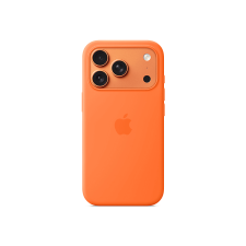 Apple MagSafe-rögzítésű iPhone 17 Pro-szilikontok – narancssárga (MGFE4ZM/A) tok és táska