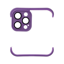 Apple Mini bumper szilikon tok, Apple iPhone 12 Pro, lila tok és táska
