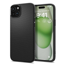 Apple Spigen Liquid Air iPhone 16 Plus tok, Matte Black, fekete ACS08066 tok és táska
