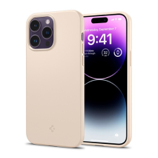 Apple Spigen Thin Fit Apple iPhone 14 Pro Max Sand Beige tok, bézs tok és táska