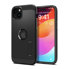 Apple Spigen Tough Armor MagFit Apple iPhone 15 MagSafe tok, Fekete tok és táska