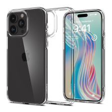 Apple Spigen Ultra Hybrid Apple iPhone 15 Pro tok, Crystal Clear átlátszó tok és táska