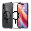 Apple Spigen Ultra Hybrid MagFit iPhone 16 Plus MagSafe kompatibilis tok, fekete ACS08076