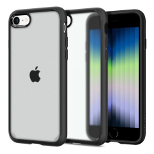 Apple Spigen Ultra Hybrid Matte Apple iPhone SE 2022/2020/8/7 Frost Black tok, fekete tok és táska