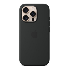 Apple szilikon telefonvédő (MagSafe) FEKETE Apple iPhone 16 Pro Max tok és táska