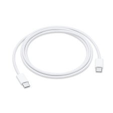Apple USB-C apa - USB-C apa Töltőkábel 1m - Fehér kábel és adapter