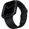  Apple Watch 1-6, SE (40 mm) / Watch 7-8 (41 mm), Fém védőkeret, alumínium, szíj nélkül, Uniq Valencia, fekete