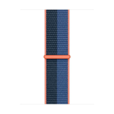 Apple Watch 41mm óraszíj, kék-naracssárga okosóra kellék