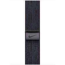 Apple Watch 46 mm Nike sport pánt - fekete-kék (MYJD3ZM/A) okosóra kellék