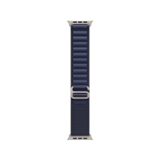 Apple Watch 49 mm-es tengerészkék Alpesi pánt – S – natúr titán (MXMX3ZM/A) okosóra kellék
