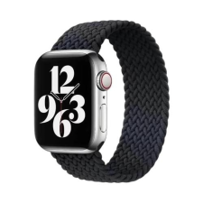 Apple Watch Fonott Körpánt - Fekete, 42/44/45/49 mm, M okosóra kellék