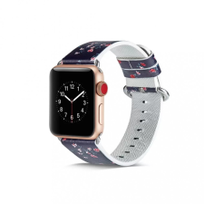  Apple Watch mintás bőr szíj F17 42/ 44/ 45/ 49 mm okosóra kellék