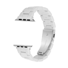 Apple Watch óraszíj, kompatibilis 38/40/41mm kijelzőjű okosórákkal, fehér okosóra kellék