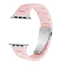 Apple Watch óraszíj, kompatibilis 42/44/45mm kijelzőjű okosórákkal, pink okosóra kellék