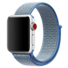 Apple Watch rugalmas szövet óraszíj /világoskék/ 44/45/46/49 mm okosóra kellék