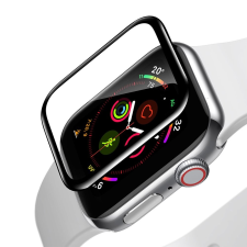  Apple Watch Series 4 40mm okosóra fólia - Baseus fekete keretes okosóra kellék
