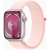Apple Watch Series 9 GPS LTE 41mm rózsaszín alumínium tok - sportpánt világos rózsaszín