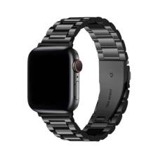 Apple Watch Steel Chain Szíj - Fekete, 38/40/41mm okosóra kellék