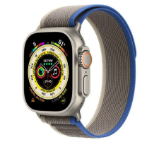 Apple Watch szíj 38/ 40/ 41mm Terep pánt kék-szürke okosóra kellék
