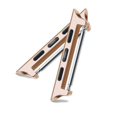 Apple Watch szíj adapter, kompatibilis 38/40/41mm kijelzőjű okosórákkal, rosegold okosóra kellék