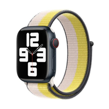  Apple Watch szövet sport szíj - Devia Nylon Braided Adjustable two-tone Watch Loop - 38/40/41 mm - pinch feather okosóra kellék