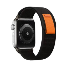 Apple Watch Terep Szíj - Fekete-narancssárga, 38/40/41 mm okosóra kellék