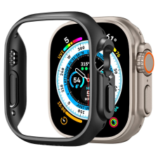  APPLE WATCH ULTRA (49 MM) - SPIGEN THIN FIT fekete szilikon védőtok okosóra kellék