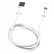 Approx APPC03V2 USB 2.0 - Lightning Adat- és töltőkábel Apple termékekhez 1m - Fehér kábel és adapter