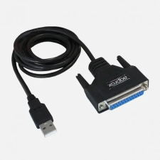 Approx APPC26 USB to parallel adapter 1,45m Black kábel és adapter