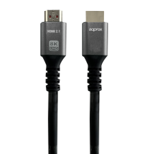 Approx APPC63 HDMI 2.1 apa - HDMI 2.1 apa Kábel 2m - Fekete kábel és adapter
