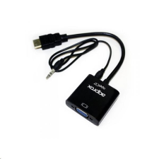 Approx HDMI -> VGA + AUDIO adapter (APPC17) (APPC17) kábel és adapter