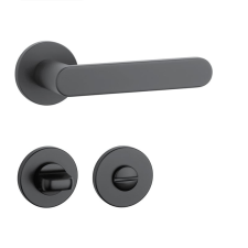 APRILE ALORA Körrozettás R SLIM 7MM BK - Fekete WC zár és alkatrészei