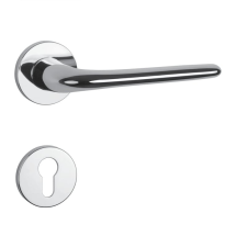 APRILE AZALIA Körrozettás R SLIM 7MM LC - Fényes króm PZ zár és alkatrészei