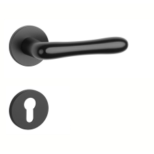 APRILE CYNIA Körrozettás R SLIM 7MM BLACK - Fekete PZ zár és alkatrészei