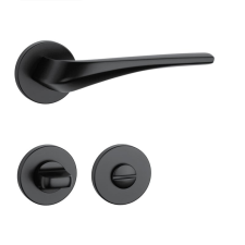 Aprile DALIA Körrozettás R SLIM 7MM BK - Fekete WC zár és alkatrészei