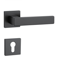 APRILE ERICA Négyzetrozettás Q SLIM 7MM BK - Fekete PZ zár és alkatrészei