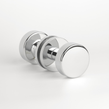 Aprile Gomb Kétoldalú APRILE RUTA R SLIM 7MM CP - Fényes króm zár és alkatrészei