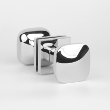 Aprile Gomb STILE KIAMA Q SLIM 7MM - LC - Fényes króm / Fix zár és alkatrészei